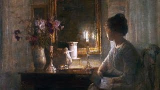 Arvo Part  Spiegel im Spiegel Carl Vilhelm Holsoe  Paintings [upl. by Cr]