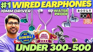 LATEST🔥Best Earphones Under 500 rs🔥Best Wired Earphones 2024🔥Best Wired Earphones Under 500 [upl. by Giffy750]