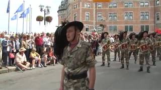 PARADE TO RUN FANFARA BERSAGLIERI DI BEDIZZOLE QUEBEC CITY CANADA [upl. by Llennod]