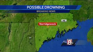 Police respond to reported drowning on Kennebec River [upl. by Driscoll779]