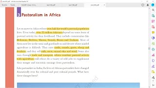 Pastoralism in Africa  class 9 history  section II  unit 5  upsc appsc tspsc railways banks [upl. by Prisca962]