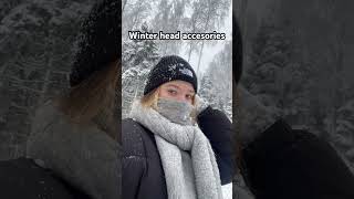 youtube youtubeshorts scarfs head earmuffs bennie winter coldweather winterseason cozy [upl. by Han716]