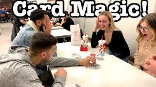 Card Magic Tricks at the Mall [upl. by Fezoj]