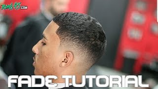 Learn How to Fade Hair Barbers Step by Step Haircut Tutorial [upl. by Towland]