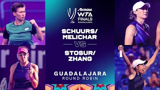 SchuursMelichar vs StosurZhang  2021 WTA Finals Doubles [upl. by Hortense]