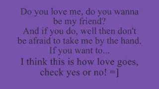 Check yes or no George Strait lyrics [upl. by Lleddaw]