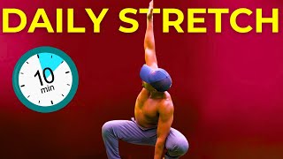 10 MINUTE MORNING STRETCH  For Weak amp Tight Hips  Glutes [upl. by Pros]