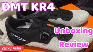 DMT KR4 Roadbike Shoes Unboxing dan Review [upl. by Nenerb]