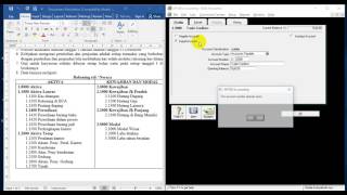 Tutorial MYOB Perusahaan Manufaktur  Account List  Part 1 [upl. by Wade912]