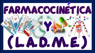 FARMACOCINÉTICA ABSORCIÓN DISTRIBUCIÓN METABOLISMO ELIMINACIÓN  GuiaMed [upl. by Anaeco347]