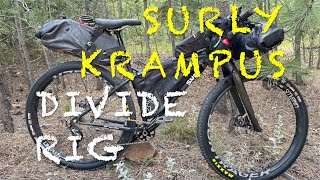 2022 Great Divide Surly Krampus Rig  Full Revelate Designs Bikepacking Setup [upl. by Zeph]