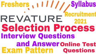 Revature Recruitment 2021  Selection Process  Interview Questions amp Answer  Written Test Question [upl. by Zirkle]