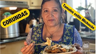 Como hacer Corundas  Tamales estilo Michoacán [upl. by Akema]