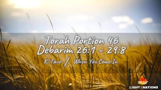 2023  Torah Portion Ki Tavo  Deuteronomy 261  298 [upl. by Enidan69]