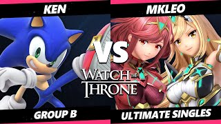 WTT 2023  KEN Sonic Vs MkLeo Pyra Mythra Smash Ultimate  SSBU [upl. by Ahtreb]