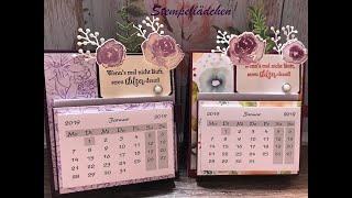 Tischkalender mit Notizzettelhalter [upl. by Camel]