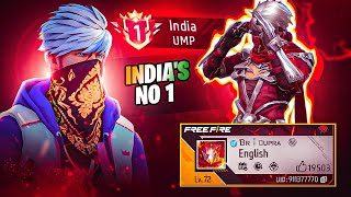 INDIAS NO1 PLAYER VS HAKSON BHAI  GOD LEVEL UMP GAMEPLAY  FREE FIRE MAX  HAKSON OFFICIAL [upl. by Hadden183]