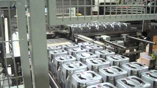 Molson Coors Toronto brewery robotic palletizer [upl. by Gagnon]