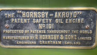 Hornsby Ackroyd No101 at the Anson Engine Museum [upl. by Otiragram]