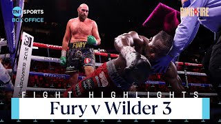 One of Greatest Heavyweight Fights EVER 😮‍💨 Tyson Fury v Deontay Wilder 3 Highlights 🔥 FuryUsyk [upl. by Boutis]