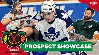 Older Blackhawks Prospects Need to Dominate Tom Kurvers Showcase  CHGO Blackhawks Podcast [upl. by Mayor]