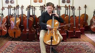 Paolo Vettori Florence 2018 model JB Guadagnini Parma 1762 cello demonstration with John Kaboff [upl. by Yeznil240]