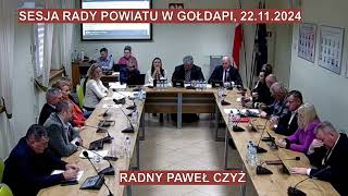 O ochronie dróg powiatowych w Powiecie Gołdapskim 22112024 [upl. by Joette]