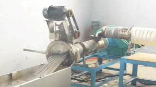 LDPE film plastic simple pelletizer machine [upl. by Reave]