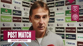 “We Can Do Better”  West Ham 13 Manchester City  Julen Lopetegui  Post Match Reaction [upl. by Fabron]