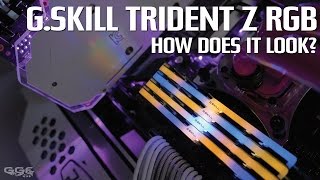 GSkill Trident Z RGB  How does it look [upl. by Janeva]