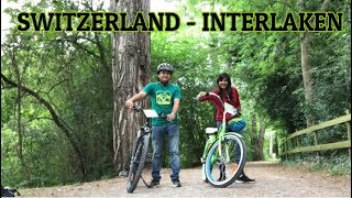 Europe trip  Switzerland  Interlaken  Bike ride [upl. by Alehcim512]