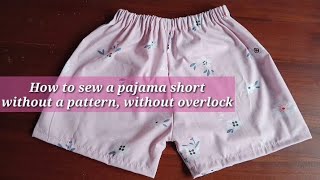 DIY CELANA KOLOR TANPA POLA TANPA OBRAS  how to make a simple short pants [upl. by Akeylah863]