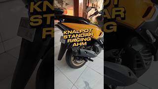 KNALPOT STANDAR RACING AHM NMAX 2019 nmax nmaxmodif knalpotracing [upl. by Anitsuj]