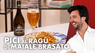 Pici al ragù di maiale brasato BOLLINEGGIARE [upl. by Nohsav93]