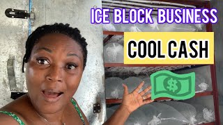 LUCRATIVE SIDE HUSTLE Exploring Ice Block Making Business In Nigeria a lucrative side hustle [upl. by Templia]