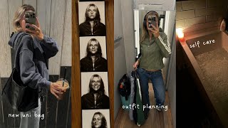 prep for uni vlog outfit planning new bag shopping selfcare evening [upl. by Aniraad]