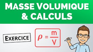 Calculer MASSE VOLUMIQUE dune bague 💍 Exercice  PhysiqueChimie collège lycée [upl. by Elfrida]