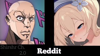 ANIME vs REDDIT The Rock Reaction Meme  GENSHIN IMPACT part 33 [upl. by Aicyle]