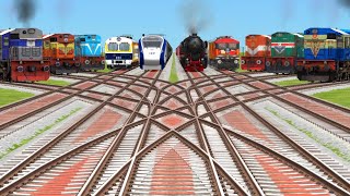 10 Trains Passing At Bumpy Local railways station [upl. by Anilesor]