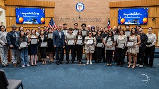 STISD  World Scholars CTE Practicum Students Intern with the City of Edinburg [upl. by Gentilis992]