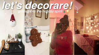 The Ultimate Dorm Room Christmas Transformation 🎄🎁🧸 [upl. by Isbel]