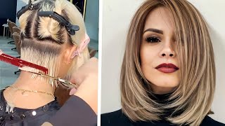 TENDÃŠNCIA DE CORTE DE CABELO 2022 FEMININO  PENTEADO MAIS LINDO [upl. by Rahcir]