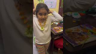 Vegetable jewellery made by Navya on her own [upl. by Latricia]