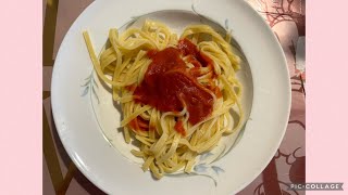 Mukbang tagliolini al pomodoro e basikico [upl. by Erich490]