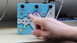 Pigtronix Tremvelope  envelope modulated tremolo [upl. by Hamnet]