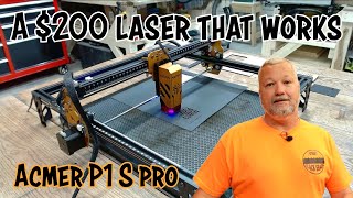 A 200 laser that works Acmer P1 S Pro [upl. by Saidnac756]