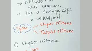 Reactive Intermediates  Nitrene StabilityStructureTypes and generation XIIIITJEE [upl. by Pat340]