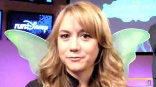 Interview with Megyn Price on the Disneyland Tinker Bell Half Marathon [upl. by Scrogan]