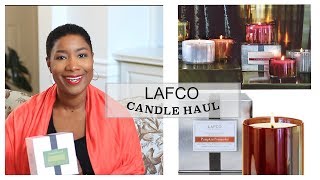 HUGE LAFCO CANDLE HAUL The Best Smelling Candle EVER [upl. by Einama608]