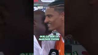 🇨🇮😭 Les larmes de Sébastien Haller interviewé par Basile Boli Shorts [upl. by Nhguahs755]